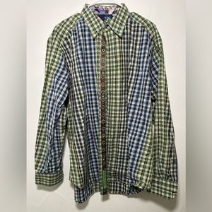 Robert Graham plaid Dress Shirt Flip Cuff